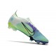 Scarpe Nike Mercurial Vapor 14 Elite FG Dream Speed Verde Orzo Volt Electro Viola