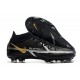 Nike Phantom GT 2 Elite DF FG Nero Metallic Grigio Scuro Oro Metallico