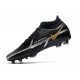 Nike Phantom GT 2 Elite DF FG Nero Metallic Grigio Scuro Oro Metallico