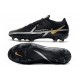 Nike Phantom GT ii Elite FG Nero Metallic Grigio Scuro Oro Metallico