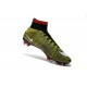 Nuovo 2015 Scrape Calcio Nike Mercurial Superfly FG Terreni Giallo Nero Bianco