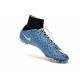Nuovo 2015 Scrape Calcio Nike Mercurial Superfly FG Terreni Safari Blu Bianco