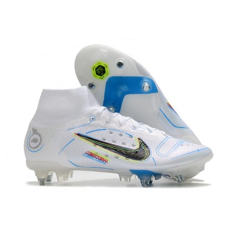 Nike Mercurial Superfly 8 Elite SG Pro AC Grigio Nero Blu