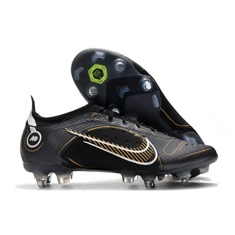 Nike Mercurial Vapor 14 Elite SG-Pro Nero Oro Metallico Argento