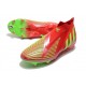adidas Predator Edge+ FG Nuovo Rosso Verde