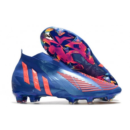 adidas Predator Edge+ FG Nuovo Sapphire Edge - Blu Rosso