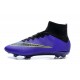 Nuovo 2015 Scrape Calcio Nike Mercurial Superfly FG Terreni Viola Nero