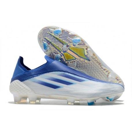adidas X Speedflow+ FG Nuovo Bianco Legacy Indigo Cielo Rush