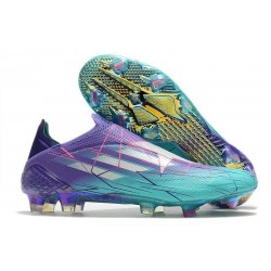 adidas X Speedflow+ FG Nuovo Viola Rush Argento Metallico Menta Rush