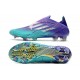 adidas X Speedflow+ FG Nuovo Viola Rush Argento Metallico Menta Rush