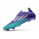 adidas X Speedflow+ FG Nuovo Viola Rush Argento Metallico Menta Rush