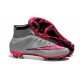 Scrapa da Calcio Nike Mercurial Superfly 4 FG ACC Grigio Loup Rosa Hyper