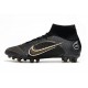 Nike Mercurial Superfly 8 Elite AG Pro Nero Oro Metallico Argento Metallico