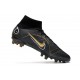 Nike Mercurial Superfly 8 Elite AG Pro Nero Oro Metallico Argento Metallico