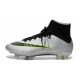 Nuovo 2015 Scrape Calcio Nike Mercurial Superfly FG Terreni Grigio Nero Verde