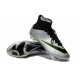 Nuovo 2015 Scrape Calcio Nike Mercurial Superfly FG Terreni Grigio Nero Verde