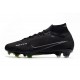 Nike Zoom Mercurial Superfly IX Elite FG Nero Grigio Fumo Scuro Summit Bianco Volt