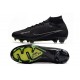 Nike Zoom Mercurial Superfly IX Elite FG Nero Grigio Fumo Scuro Summit Bianco Volt