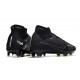 Nike Zoom Mercurial Superfly IX Elite FG Nero Grigio Fumo Scuro Summit Bianco Volt