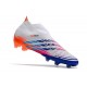 adidas Predator Edge+ FG Nuovo Bianco Giallo Solare Blu Power
