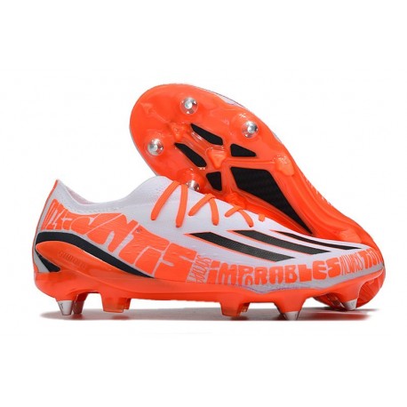 Nuovo adidas X Speedportal.1 SG Messi Bianco Nero Core Rosso Solare