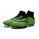 Scrapa da Calcio Nike Mercurial Superfly 4 FG ACC Verde Nero