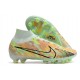 Nike Zoom Mercurial Superfly 9 Elite AG Pro Verde Orzo Blu Nerastro Arancione Total