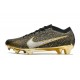 Nike Air Zoom Mercurial Vapor 15 Elite FG Nero Oro Argento