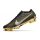 Nike Air Zoom Mercurial Vapor 15 Elite FG Nero Oro Argento