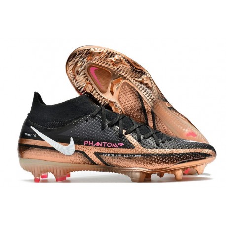 Nike Phantom GT 2 Elite DF FG Rame Metallico Bianco Nero