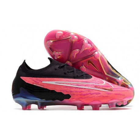 Scarpe da Calcio Nike Phantom GX Elite FG Rosa Nero Blanco