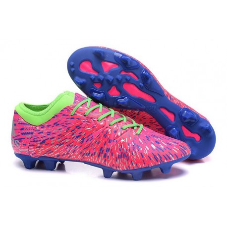 Nuove Scarpa da Calcio Menace Pack Adidas X 15.1 FG/AG Rosa Viola Verde
