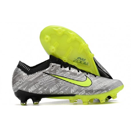 Nike Air Zoom Mercurial Vapor 15 Elite AG Grigio Giallo