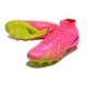 Nike Zoom Mercurial Superfly 9 Elite AG Pro Rosa Giallo