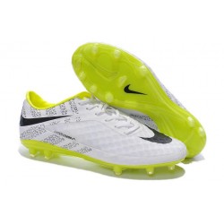 Nuove Scarpa Da Calcio Nike Hypervenom Phantom Fg ACC Rifrangenti Bianco Nero
