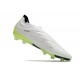 Scarpa adidas Copa Pure+ FG Crazyrush - Bianco Nero Core Limone Lucido