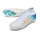 Nike Zoom Mercurial Superfly IX Elite FG Bianco Blu Oro