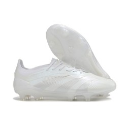 Scarpe adidas Predator 24 Elite FG Bianco Argento Met