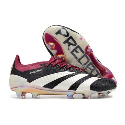 Scarpe adidas Predator 24 Elite FG Nero Bianco Viola