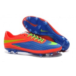 Nuove Scarpa Da Calcio Nike Hypervenom Phantom Fg ACC Viola Arancio Verde