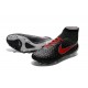 Nuovo Nike Magista Obra FG ACC Scarpe Calcio Nero Rosso