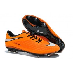 Nuove Scarpa Da Calcio Nike Hypervenom Phantom Fg ACC Arancio Bianco