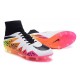 Scarpa Calcio Nike Hypervenom Phantom 2 Terreni Duri FG Bianco Nero Rosa