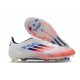 Scarpa Adidas F50 Elite FG Ftwr Bianco Rosso Solare Blu Lucido