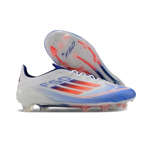 Scarpa Adidas F50 Elite FG Bianco Blu Rosso