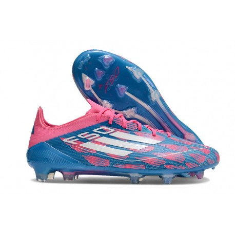 Scarpa Adidas F50 Elite FG Solar Blu Ftwr Bianco Solar Rosa