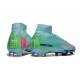 Nike Scarpe Mercurial Superfly 10 Elite FG Turchese Hyper Nero