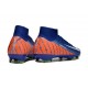Nike Scarpe Mercurial Superfly 10 Elite FG Blu Arancio Bianco