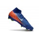 Nike Scarpe Mercurial Superfly 10 Elite FG Blu Arancio Bianco