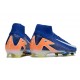 Nike Scarpe Mercurial Superfly 10 Elite FG Blu Bianco Arancio